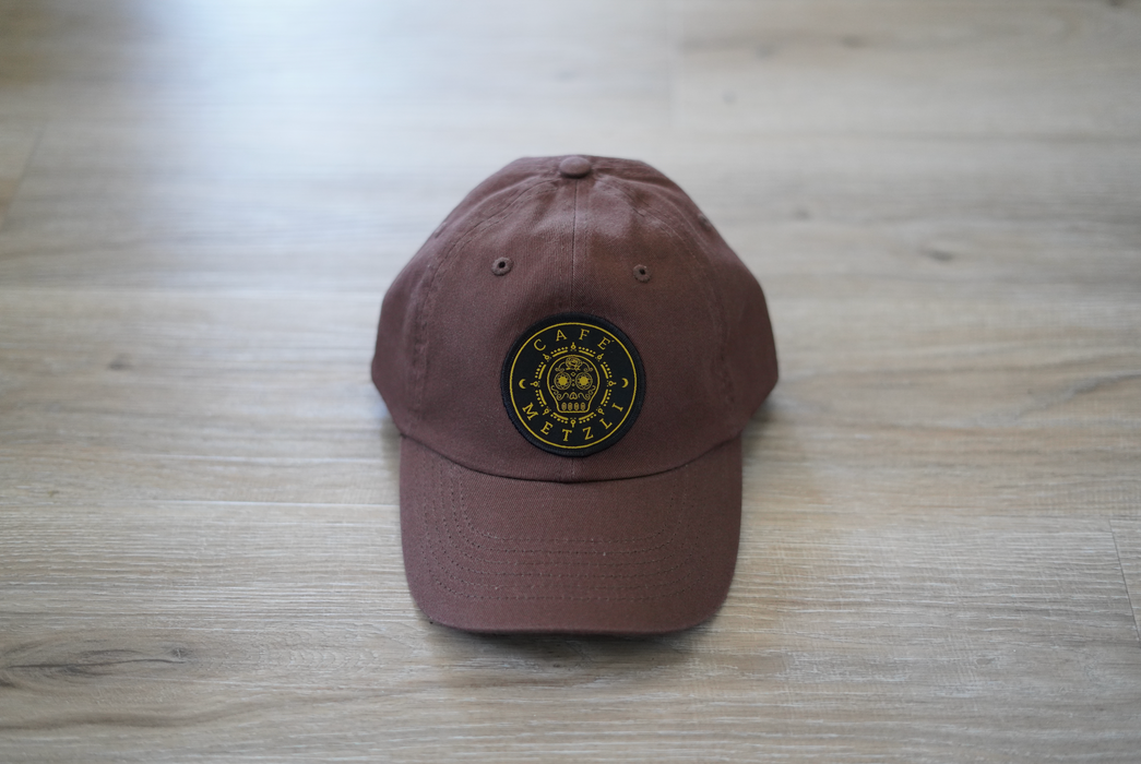 Café Metzli Classic Dad Hat – Bio-Washed Brown