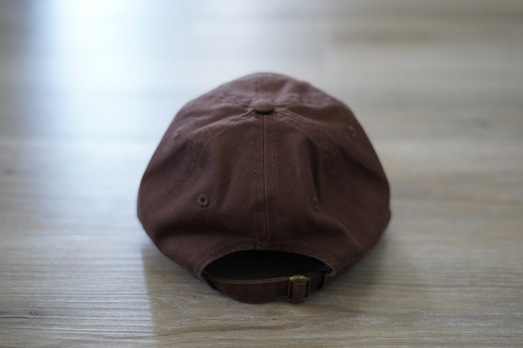 Café Metzli Classic Dad Hat – Bio-Washed Brown