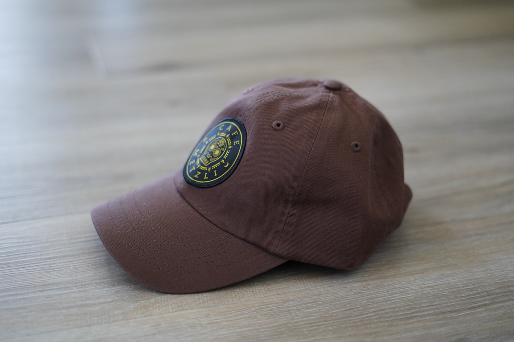 Café Metzli Classic Dad Hat – Bio-Washed Brown
