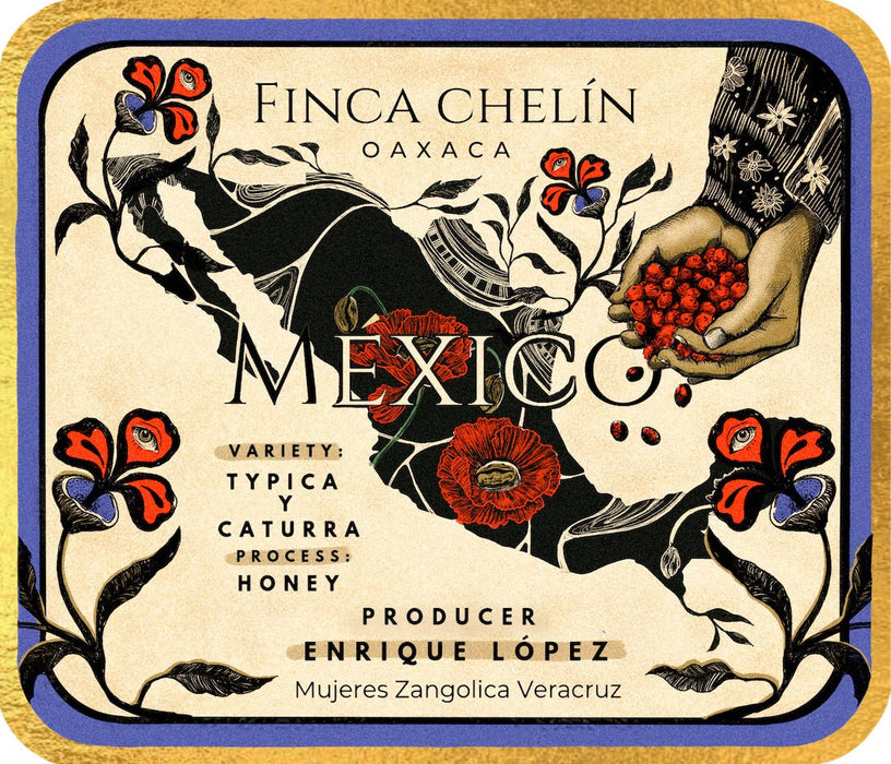 Café Metzli - Enrique López - Finca Chelín - Mujeres Zangolica Veracruz - Oaxaca, México (Medium Roast) 12oz - Café MetzliCafé MetzliCoffee