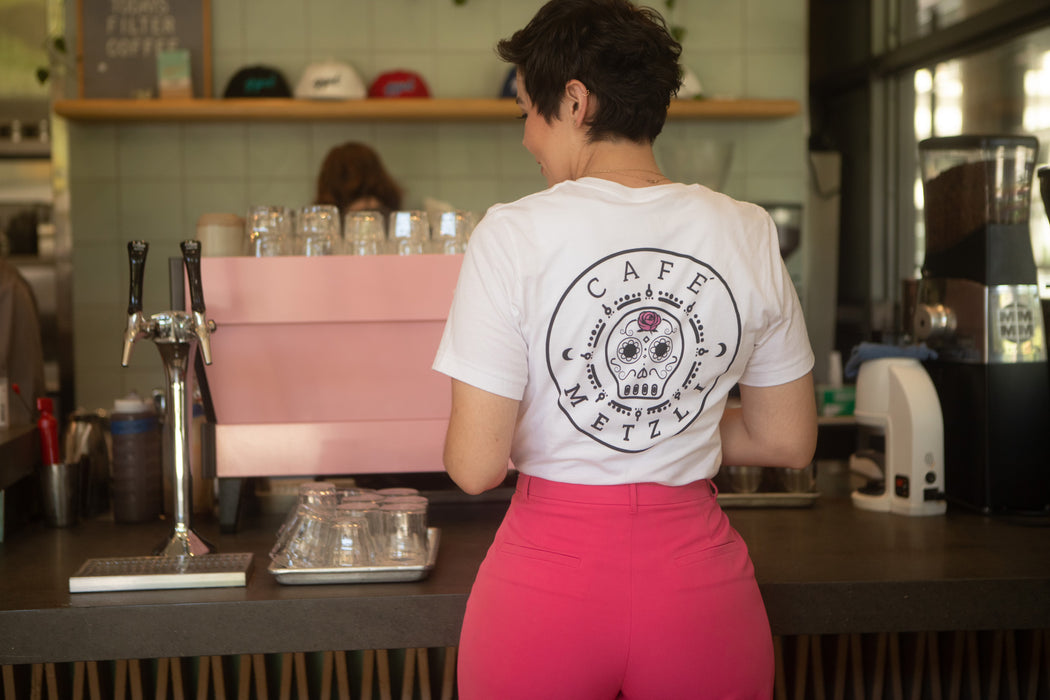 CAFÉ METZLI - PINK ROSE T-SHIRT