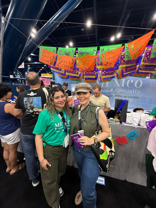 Lupita Sanchez and Karina at Coffee Expo in Houston 2025