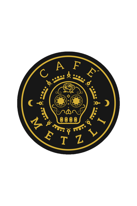 CAFÉ METZLI Circle Logo Vinyl Sticker